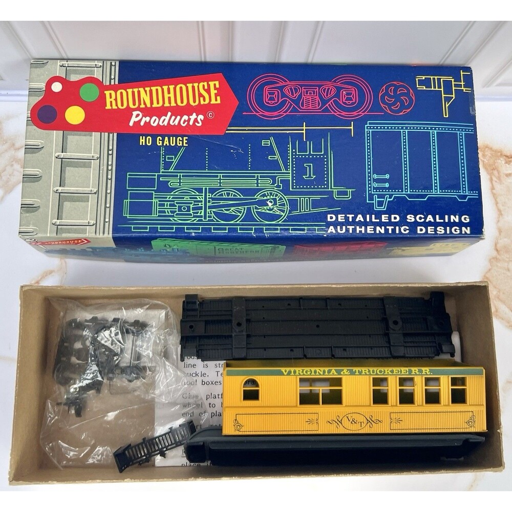 Vintage Roundhouse 3737 HO Virginia & Truckee Overton Observation Car Kit